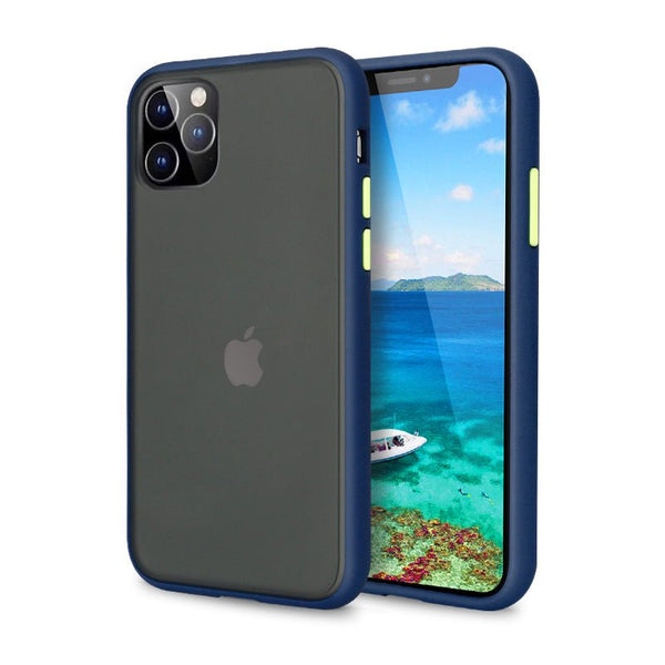 iPhone Blue Rubber Oil Feel Case - Gorilla Phones SA